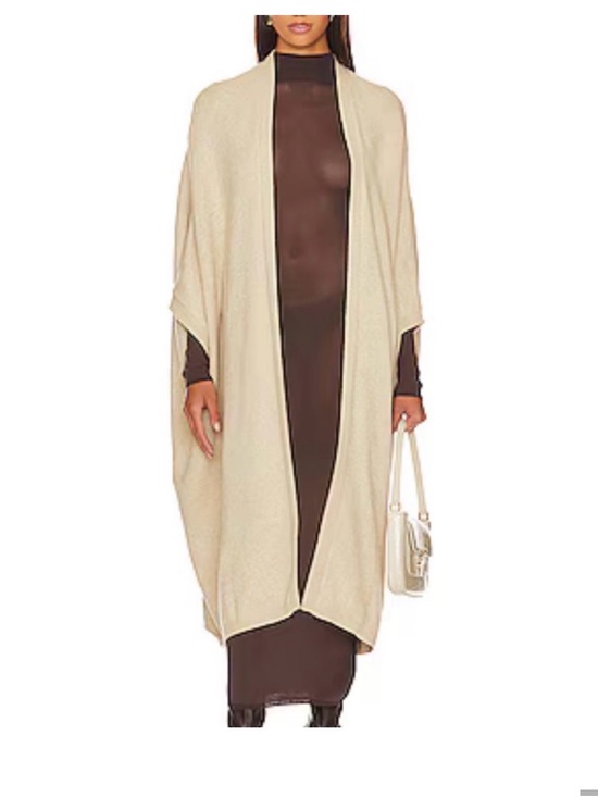 REVOLVE Sweaters - Revolve Song of Style Beige Nude Cream Women's Longline Cardigan Maxine Duster